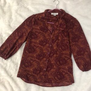 Fun button down shirt with a versatile necktie from forever21. Beautiful print